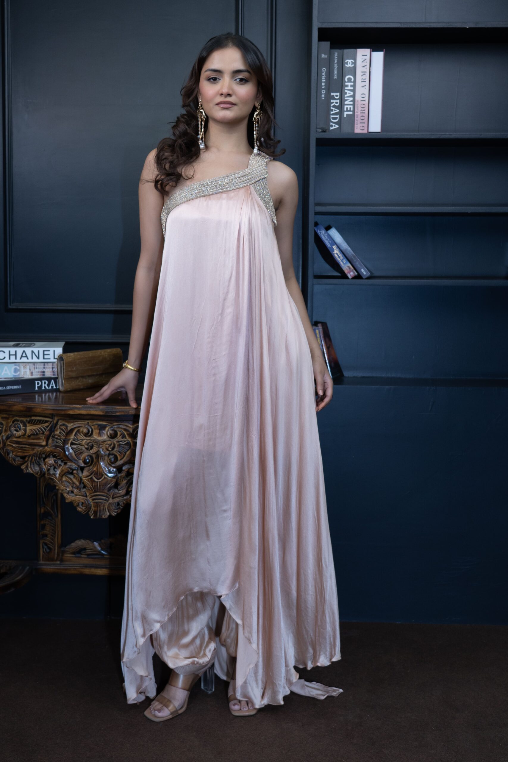 The Knot – Two-Piece Dress with 3D Crystal Embroidery