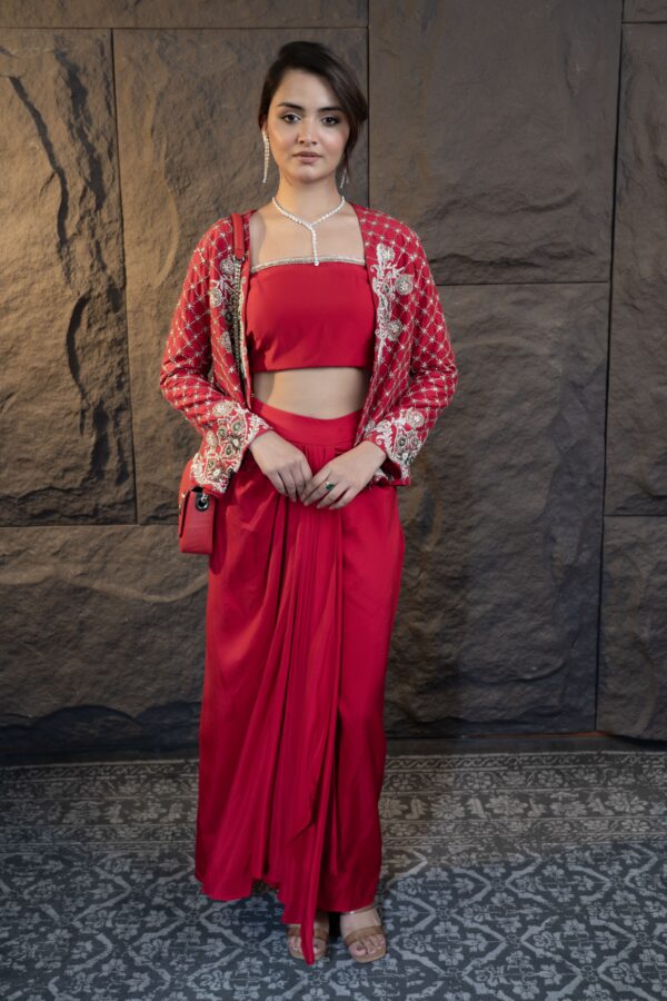 Sparkle Jacket Drape Set