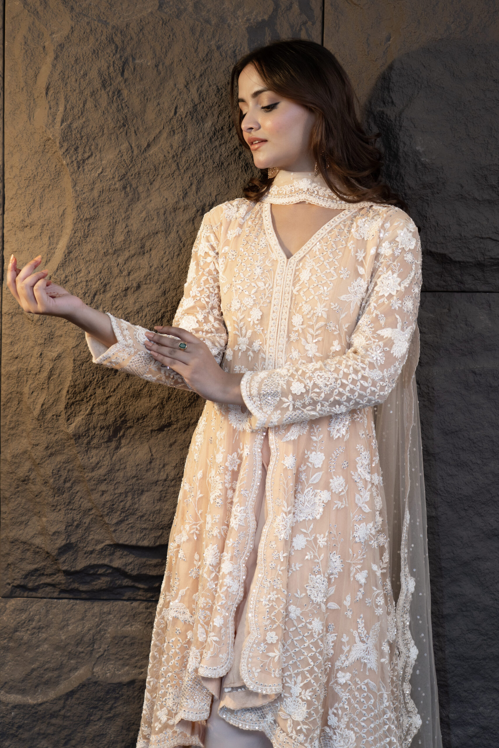 Pankh – High-Low Asymmetrical Suit - Image 2