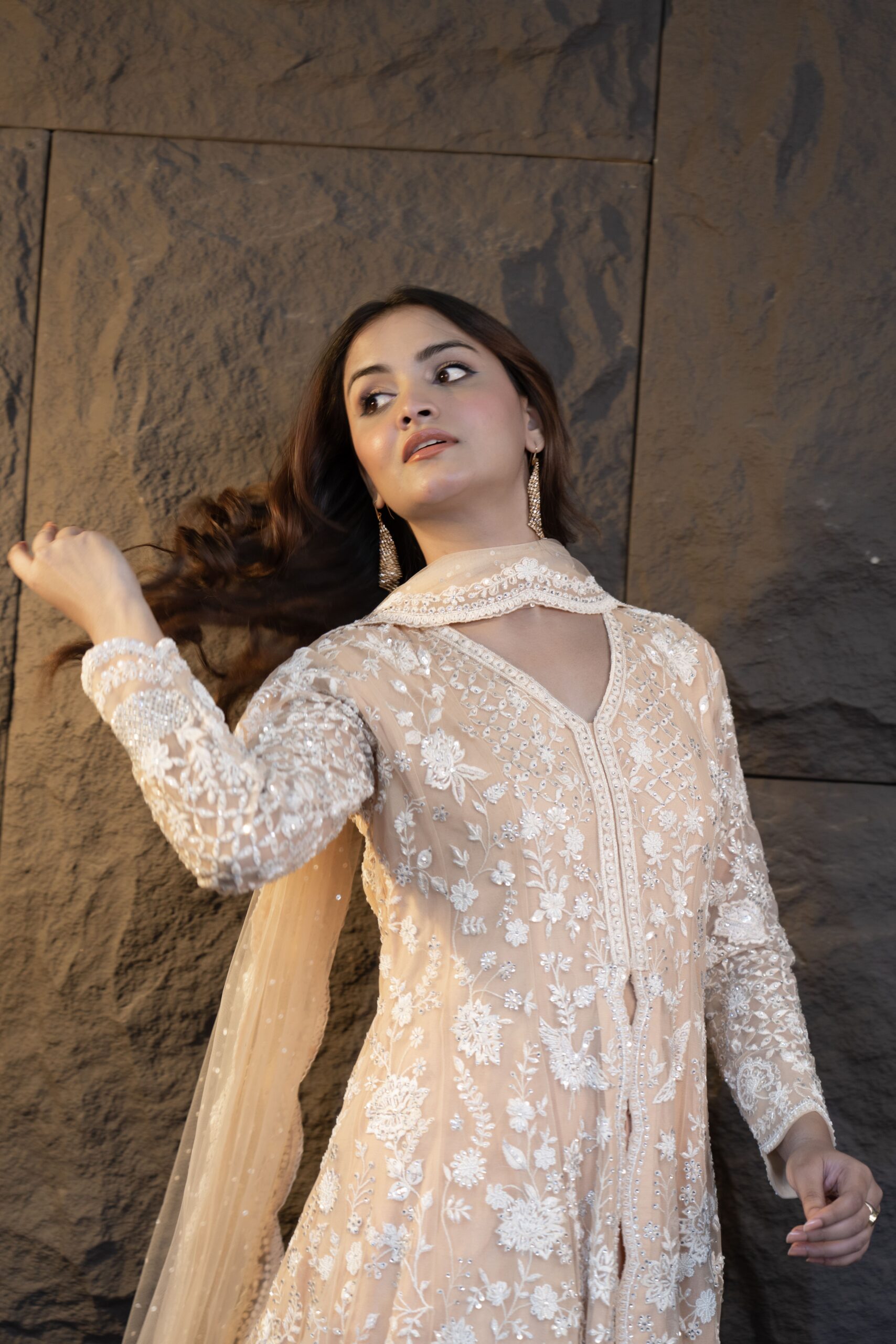 Pankh – High-Low Asymmetrical Suit - Image 3